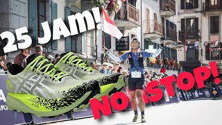 SEPATU INI AKU PAKAI NONSTOP 25 JAM UNTUK MENYELESAIKAN UTMB REVIEW ASICS METAFUJI TRAIL [upl. by Sahc]