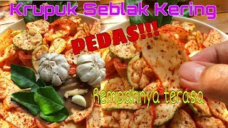 Krupuk Seblak Kering Pedas Ide Jualan Laris Praktis [upl. by Cavill]