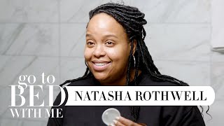 Natasha Rothwells Nighttime Skincare Routine  Go To Bed With Me  Harpers BAZAAR [upl. by Winnick]