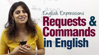 Requests amp Commands in English  Useful English Expressions [upl. by Eilrahc]