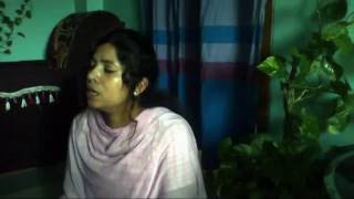 Tumi Robe Nirobe তুমি রবে নীরবে Robindro Song Without Music Kamrun Keya [upl. by Keating172]