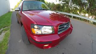 4K Review 2003 Subaru Forester 25XS AWD Automatic Virtual TestDrive amp Walkaround [upl. by Etnoval]