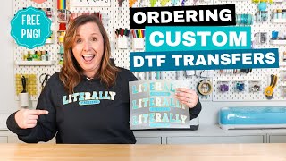 How to Order Custom DTF TransfersNo DTF Printer Needed [upl. by Eesdnyl]