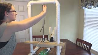 Science Olympiad  Air Trajectory Weight amp Latch Mechanism [upl. by Annawot]