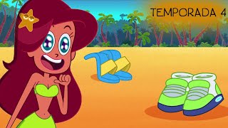 TEMPORADA 4 🔥 ZIG e SHARKO 🌴 Os sapatos novos 👟 Português Brasil  Cartoon for Kids [upl. by Rehposirhc777]