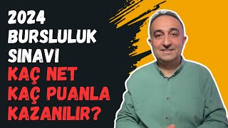 2024 Bursluluk Sınavı Kaç Netle Kaç Puanla Kazanılır İOKBS 5678 Sınıf [upl. by Lunetta334]