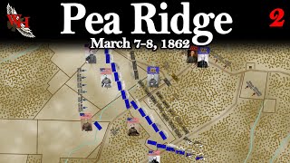 ACW Battle of Pea Ridge  quotCollapse of Arkansasquot  Part 2 [upl. by Daven222]