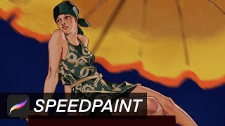 Master Study  4  JC Leyendecker SpeedPaint [upl. by Ielirol]