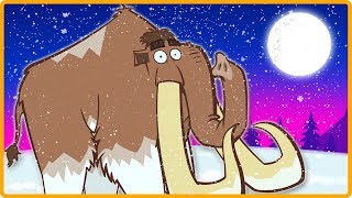 Learn Dinosaur Facts Wolly Mammoth  Dinosaur Cartoons Compilations for Kids by Im a Dinosaur [upl. by Trescott]