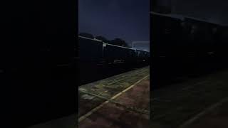 night time malgadi2024 train railway songadh indianrailways [upl. by Eniamrehs]