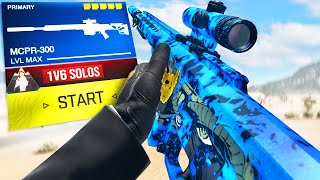 the BEST MCPR300 makes Solo Squads EASY in Warzone BEST SNIPER RIFLE LOADOUT [upl. by Natrav]