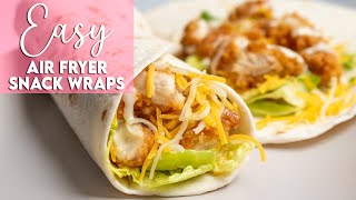 Easy Air Fryer Snack Wraps Recipe  Munchy Goddess [upl. by Gwenore]