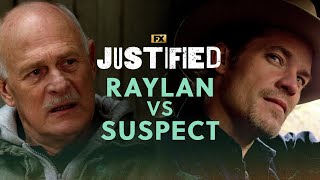 Raylan Takes a Suspect for a Ride  Scene  Justified  FX [upl. by Eceerahs]