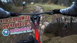 DownHill  Métabief  Atlas 🔵  Dolomite 🔴  Piste Humide 💦  Ouverture 2017 [upl. by Tare]