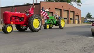 American Thresherman AssociationTractor Parade Pinckneyville IL 6142024 Video 2 [upl. by Gairc671]