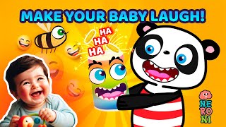 Goofy Panda amp Beebee  1 HOUR  Make your baby laugh  Magic Piggy Bank  Neroni Kids [upl. by Irtak]