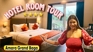 Goa Series Amara Grand Hotel Room Tour Best Four Star Hotel Near Baga Beach🏝️ [upl. by Asilem]