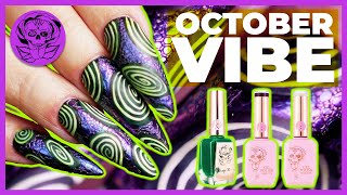 Spooky Season Nails Design Tutorial [upl. by Ephraim]