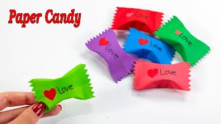 Paper Chocolate How to make chocolate packets at home  Paper chocolate  Chocolate paper craft [upl. by Farlay920]