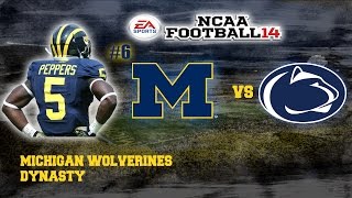 NCAA Football 14 Michigan Wolverines Dynasty  Upset Y3G9 [upl. by Horner582]