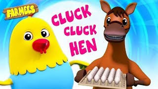 Cluck Cluck Hen  Nursery Rhymes And Kids Songs  Videos for Children [upl. by Chaves]