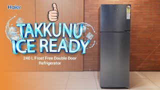 Haier Frost Free Double Door Refrigerator  Detailed Review  Poorvika [upl. by Simdars]