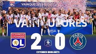 Olympique Lyon vs Paris Saint Germain  Highlights  Womens France Super Cup 10092023 [upl. by Allecsirp]