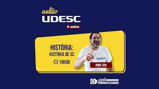 Aulão ao Vivo  História de Santa Catarina [upl. by Tray]