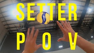 Setter POV  Amateur Volleyball Part 1 [upl. by Florencia876]