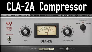 CLA2A CompressorLimiter Plugin Waves for Podcast Production [upl. by Aklam]