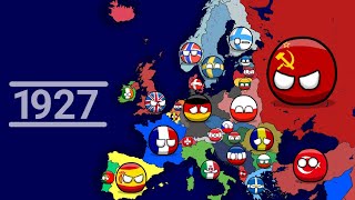 History of Europe 19002023 Countryballs [upl. by Akinot]