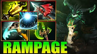 Rampage Outworld Destroyer  Outworld Destroyer Dota 2 Mid Carry 735 OD Gameplay [upl. by Norrej]