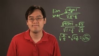 Limits With a Radical in the Denominator and Numerator  Math Tips [upl. by Sumedocin]