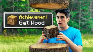 I Got Every Minecraft Achievement IRL [upl. by Samuele]