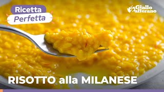 RISOTTO alla MILANESE – La ricetta storica del ristorante Boeucc di Milano 💛 [upl. by Mcclain]