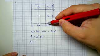 Berechnung von Teilflächen mit Zahlenwerten [upl. by Ziguard]