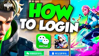 How To Login  High Energy Heroes  Create Wechat Account [upl. by Eiruam782]