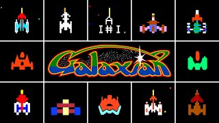 Galaxian 👽 Versions Comparison [upl. by Wentworth]