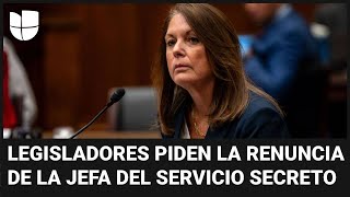 Jefa del Servicio Secreto es interrogada en el Congreso y le exigen renunciar tras atentado a Trump [upl. by Agnes917]