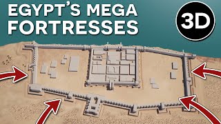 Ancient Egypts Mega Fortresses  3D DOCUMENTARY [upl. by Jorgan]