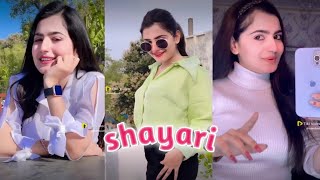 Nandani Sharma new shayari  new tik tok video  new viral tik tok shayari video [upl. by Kyrstin]