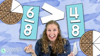 Comparing Fractions for Kids  Easy Math Lessons [upl. by Tound]