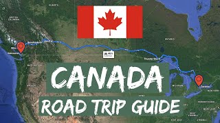 Canada Road Trip Toronto to Vancouver in 7 minutes 4K [upl. by Refiffej]