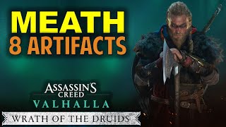 Meath All Artifacts Location  AC Valhalla Wrath of the Druids Ireland Guide [upl. by Nyrehtac]