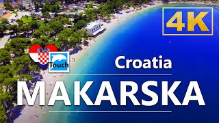 Makarska  Dalmatia Croatia ► Travel Video 4K ► Travel in Croatia TouchCroatia [upl. by Casimire]