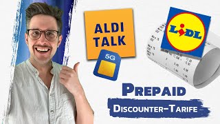 Die BESTEN DiscounterTarife – Aldi Lidl Penny Netto amp Co 2024 [upl. by Natalya382]