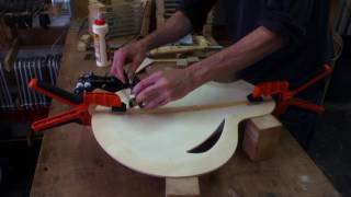 Archtop guitar making course 3 The top III [upl. by Francis]