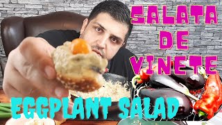 Salata de Vinete  cu maioneza  Baba Ganoush  with HomeMade Mayo  easy recipe [upl. by Llenyaj]