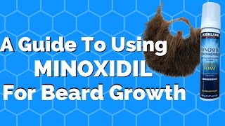 MINOXIDIL FOR BEARD GROWTH 3 Things Every Beginner Should Know [upl. by Revert]