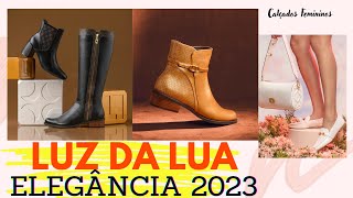 COLEÇÃO LUZ DA LUA INVERNO 2023 ELEGÂNCIA EM BOTAS BOLSAS SAPATOS PATILHAS PARA COMPOR SEU LOOK [upl. by Ahsitan]